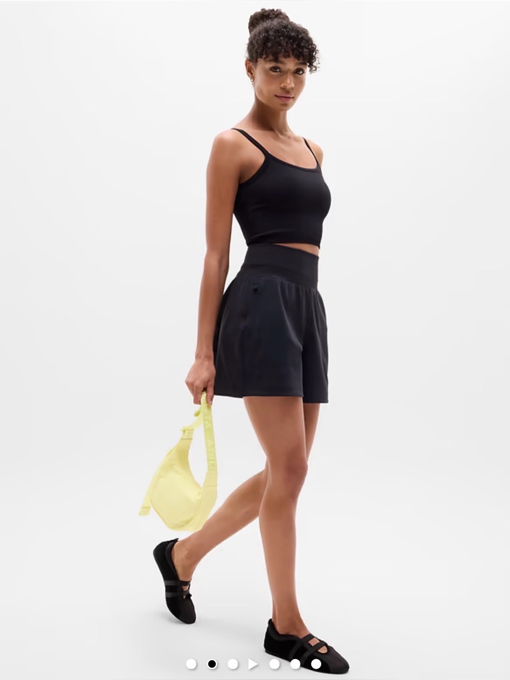 NWT Athleta Venice 5” Black Shorts Sz XXS (#863391)